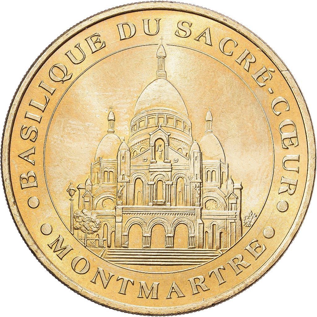 França, medalha, Basilique du Sacré Coeur de Montmartre, 2001, MDP