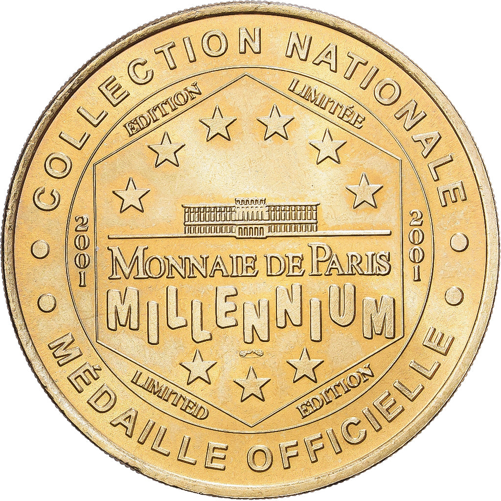 França, medalha, Basilique du Sacré Coeur de Montmartre, 2001, MDP