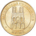 Francia, zeton, Reims - Cathédrale Notre Dame, 2001, Aluminio y cuproníquel