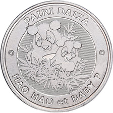 Belgia, Token, Pairi Daiza, Hao Hao et Baby, Miedź-Nikiel, AU(55-58)