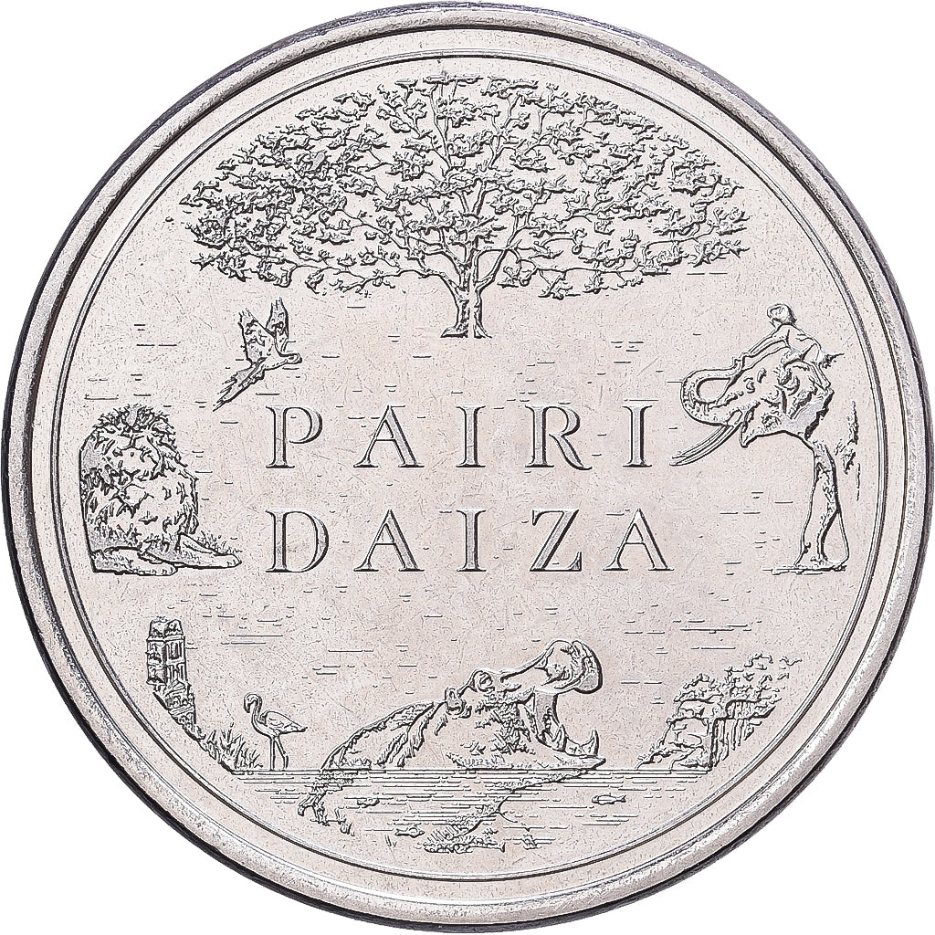 Belgique, Jeton, Pairi Daiza, Gempa, Cupro-nickel, SUP