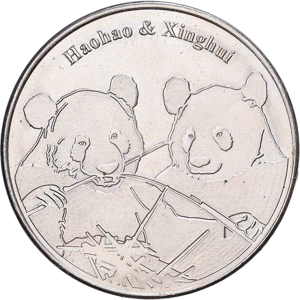 Belgium, Token, Hao Hao et Xinghui, Copper-nickel, Belgian Heritage, EF(40-45)