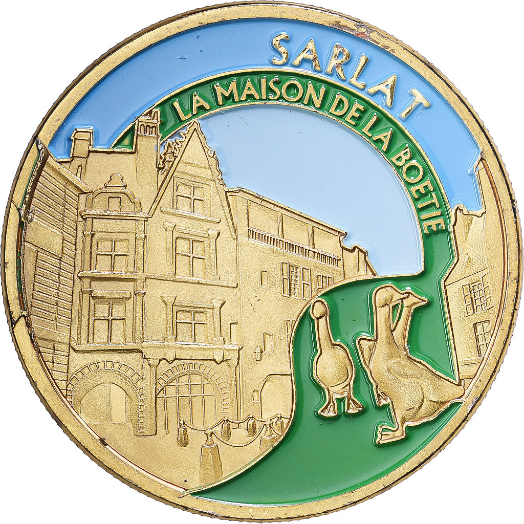 Frankreich, betaalpenning, 24/ Sarlat - Maison de la Boétie, Copper-nickel