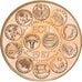 France, Medal, Ecu Europa, Marianne, 1987, Copper-Nickel Gilt, Rodier, MS(65-70)