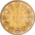 Francia, medalla, Ecu Europa, Marianne, 1991, Cobre - níquel dorado, Rodier