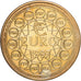 France, Medal, Ecu Europa, 1997, Copper-Nickel Gilt, Jimenez, MS(63)