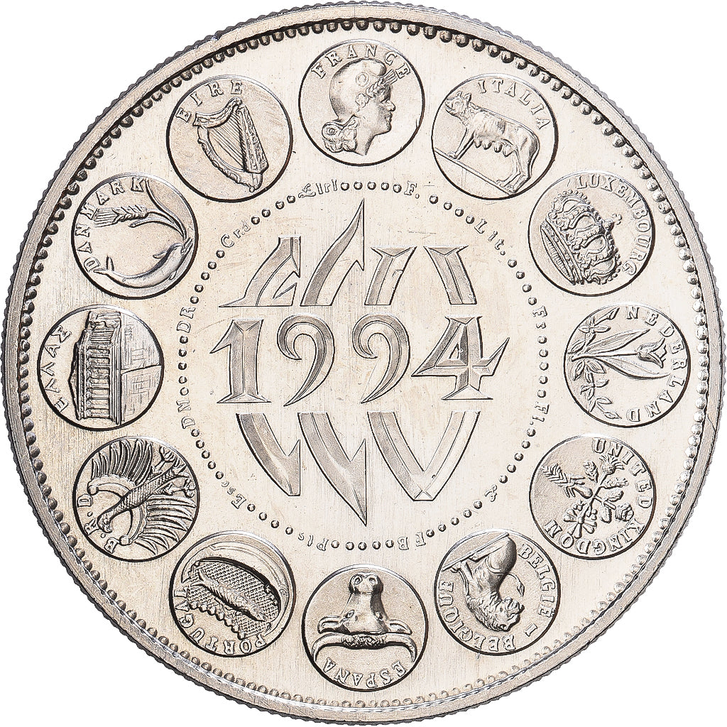 France, Medal, Ecu Europa, Marianne, 1994, Copper-nickel, Rodier, MS(65-70)