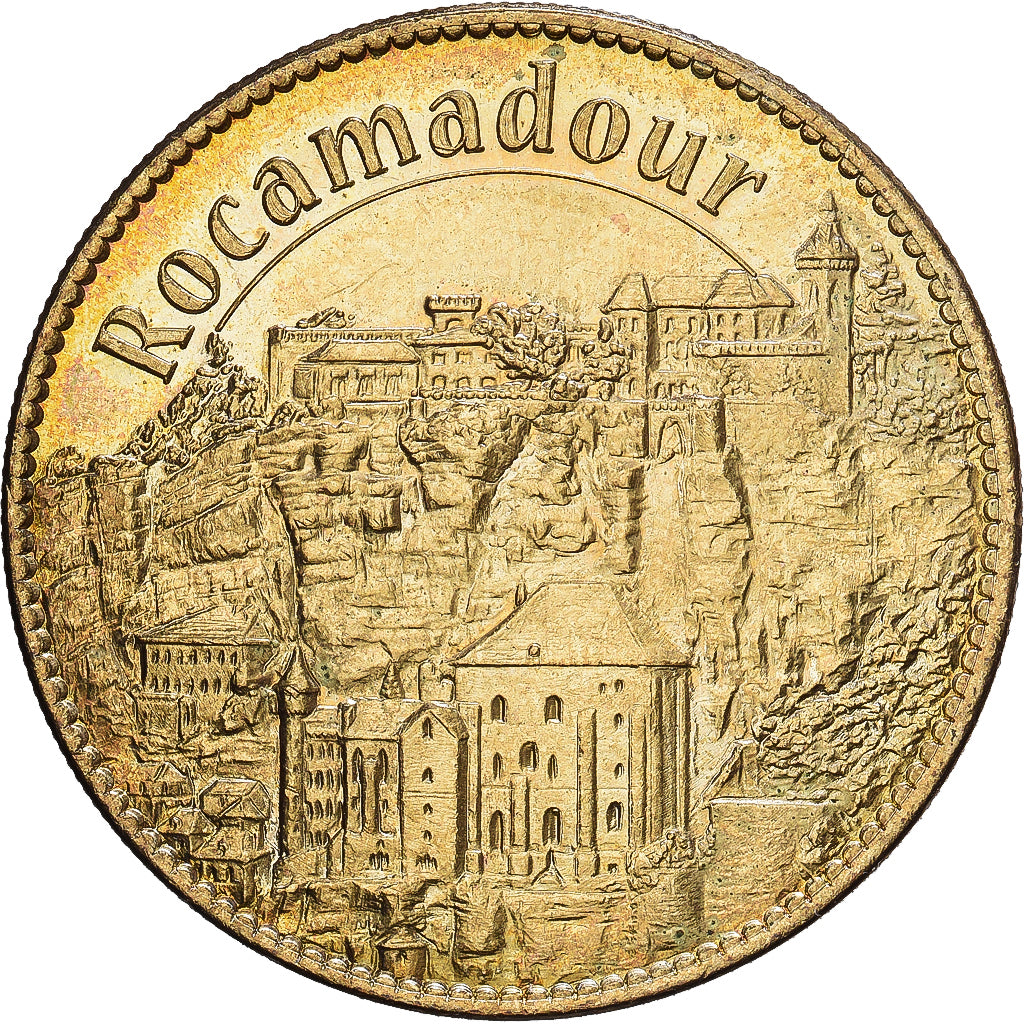 França, Token, Notre Dame de Rocamadour, Cuproníquel Alumínio, AU(55-58)