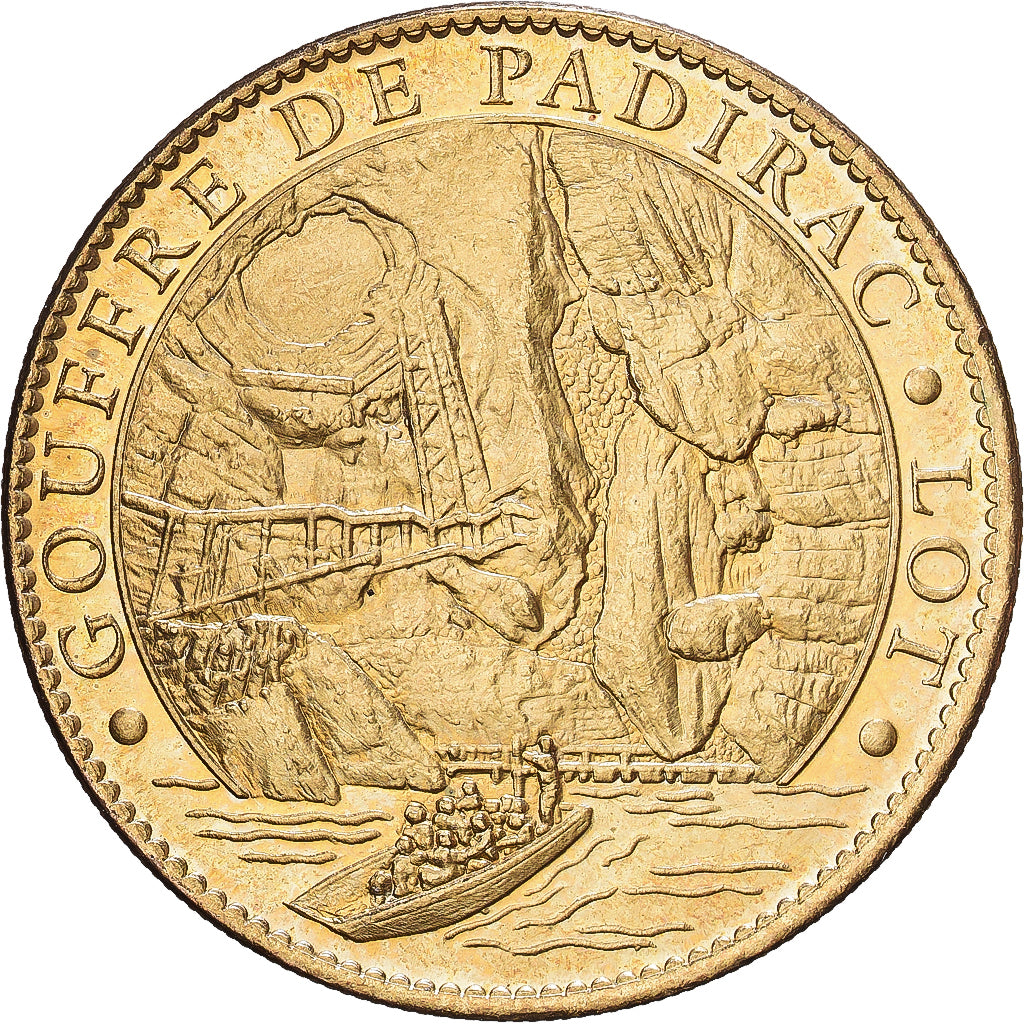France, Jeton, 46/ Gouffre de Padirac, Cupro-nickel Aluminium, SUP