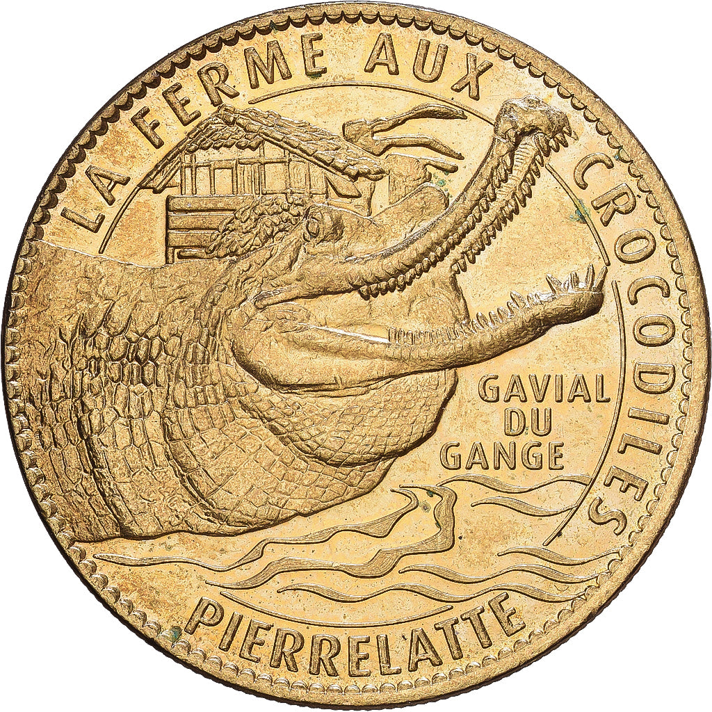 France, Token, La Ferme aux Crocodiles, Copper-nickel Aluminium, AU(55-58)