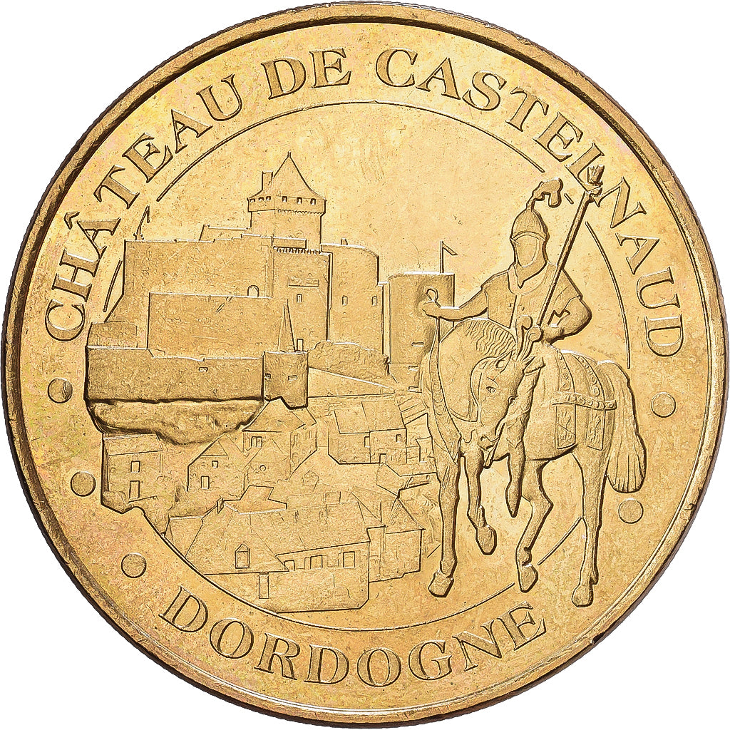 France, Token, Châteaux de Castelnau, Bretenoux, 2016, Nordic gold, Monnaie de