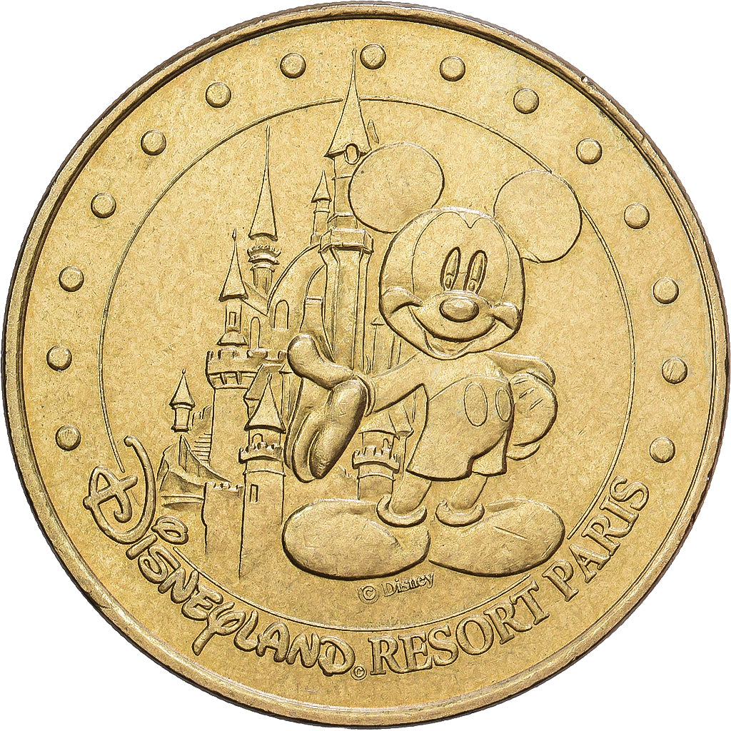 França, Token, Disneyland - Resort Paris, 2006, Cuproníquel Alumínio