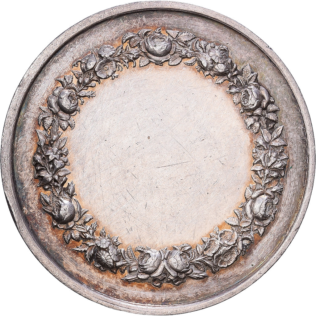 France, Médaille, Mariage, Fidélité Bonheur, Argent, TTB+, Petit