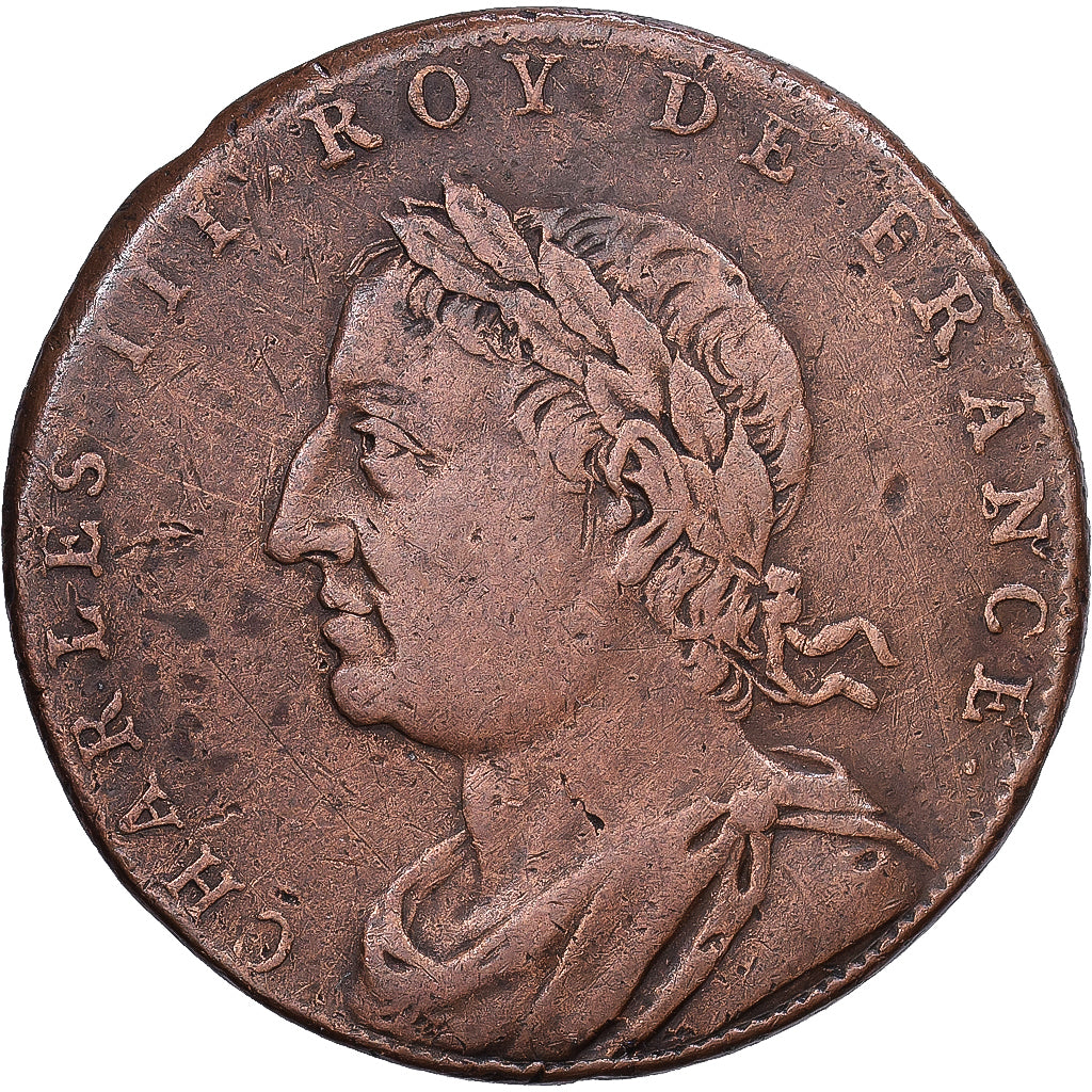 Frankreich, Medaille, Charles III, XIXth Century, Kupfer, S