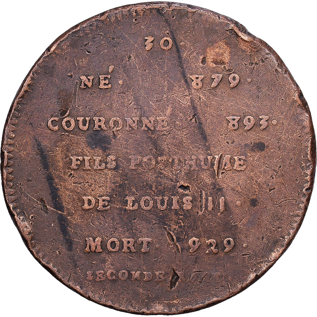 Frankreich, Medaille, Charles III, XIXth Century, Kupfer, S