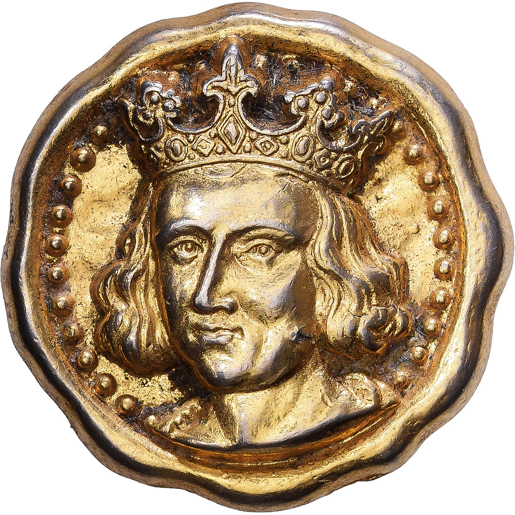 France, Medal, Saint Louis, Gilt Metal, EF(40-45)