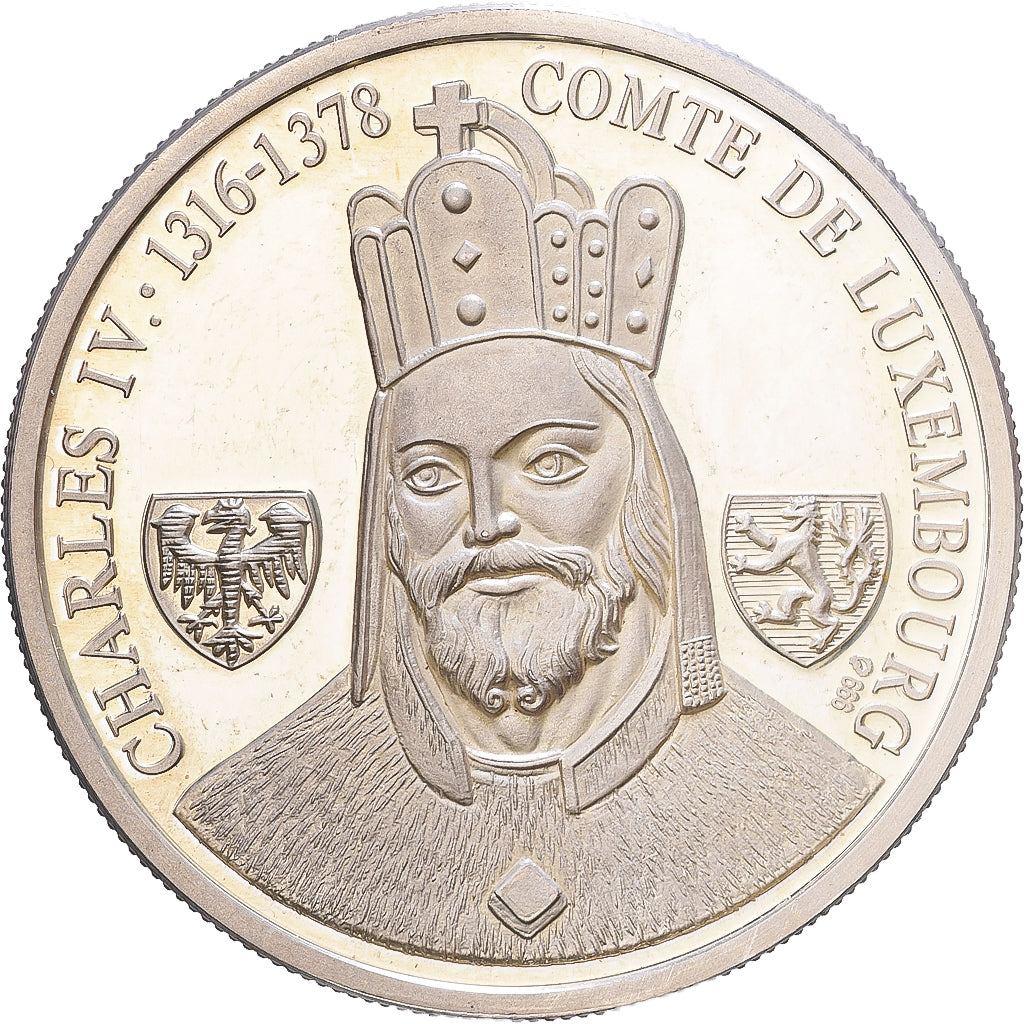 Luxembourg, Medal, Silver, Charles IV, Comte du Luxembourg, MS(63)