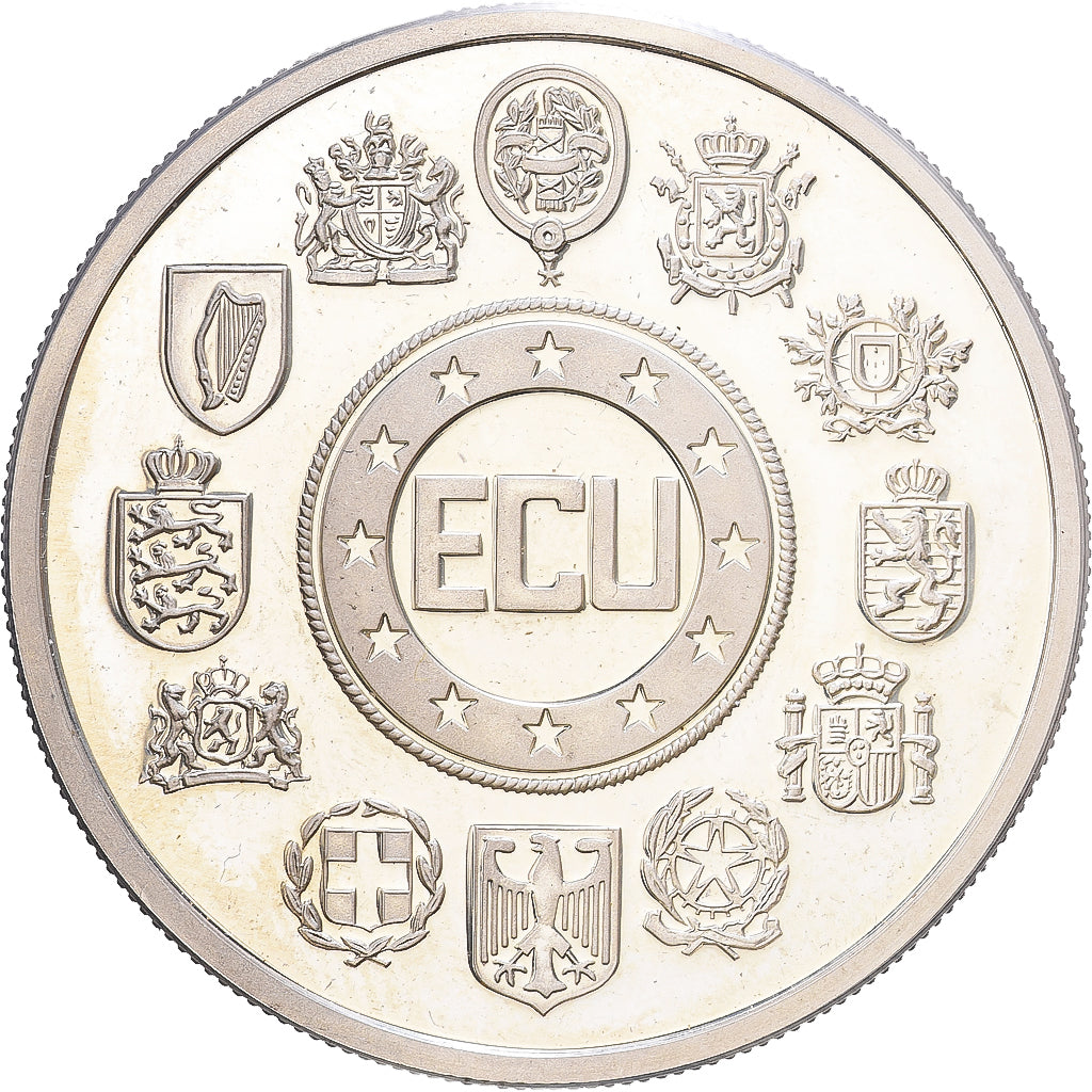 Luxembourg, Medal, Silver, Charles IV, Comte du Luxembourg, MS(63)