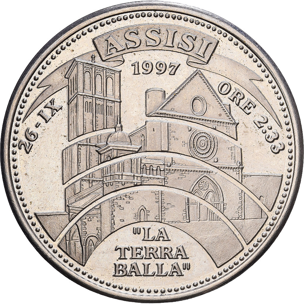 Italië, 2 1/2 Euro, Assisi, La Terra Bella, 1997, Cupronickel, PR