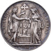 France, Médaille, Religion, Mariage Chrétien, 1887, Argent, TTB+, Pingret