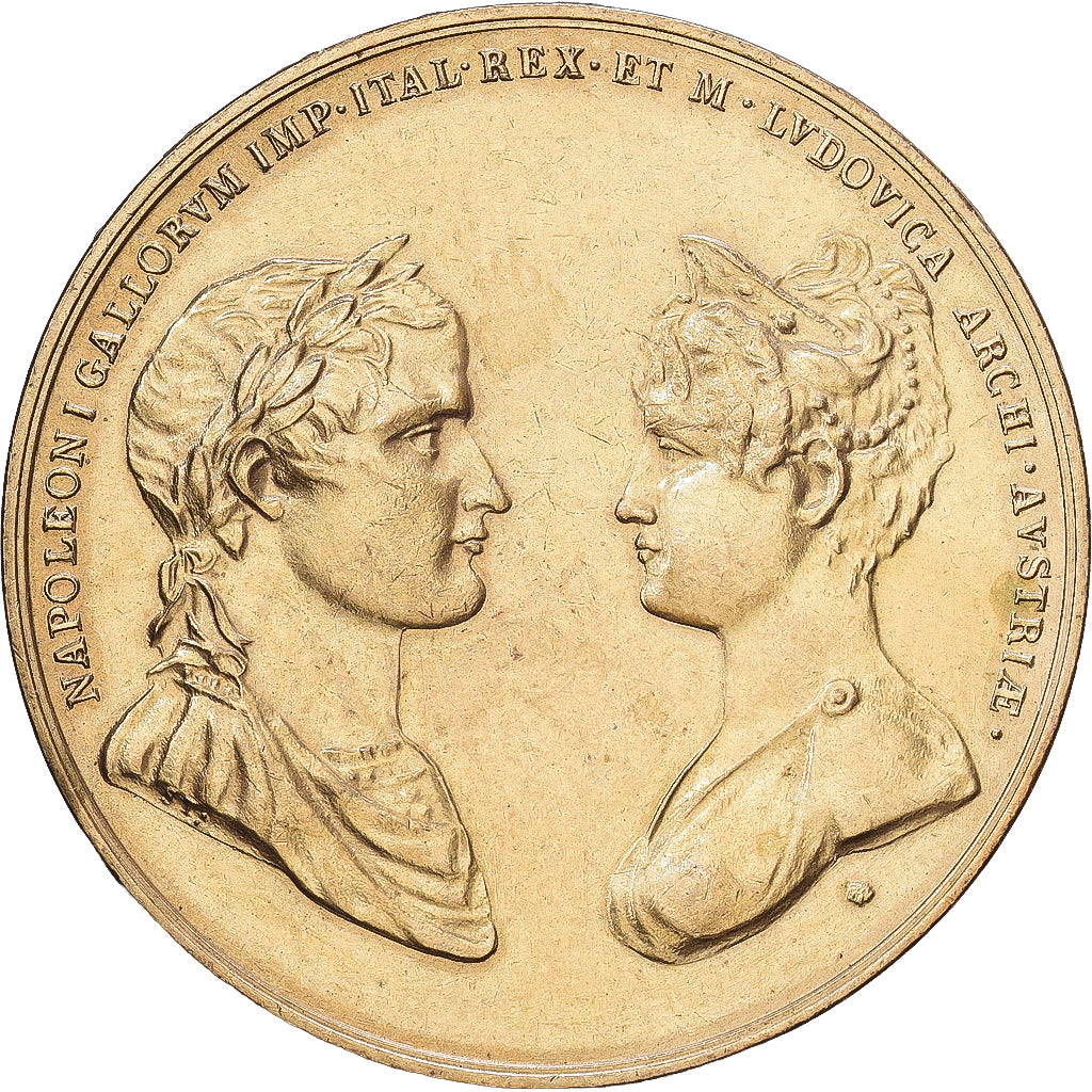 Francia, medaglia, Napoléon et Marie-Louise, Rame-nichel-alluminio, SPL-