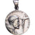 Frankreich, Medaille, Saint François d'Assise, Silvered bronze, SS