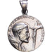 Frankreich, Medaille, Saint François d'Assise, Silvered bronze, SS