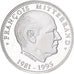 France, Medal, François Mitterrand, Président de la République, 1995, Silver