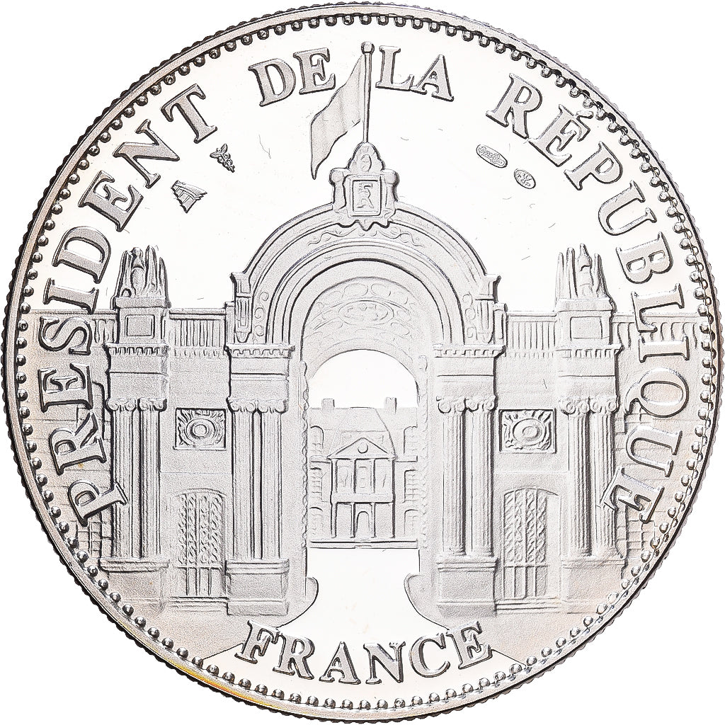 France, Medal, François Mitterrand, Président de la République, 1995, Silver