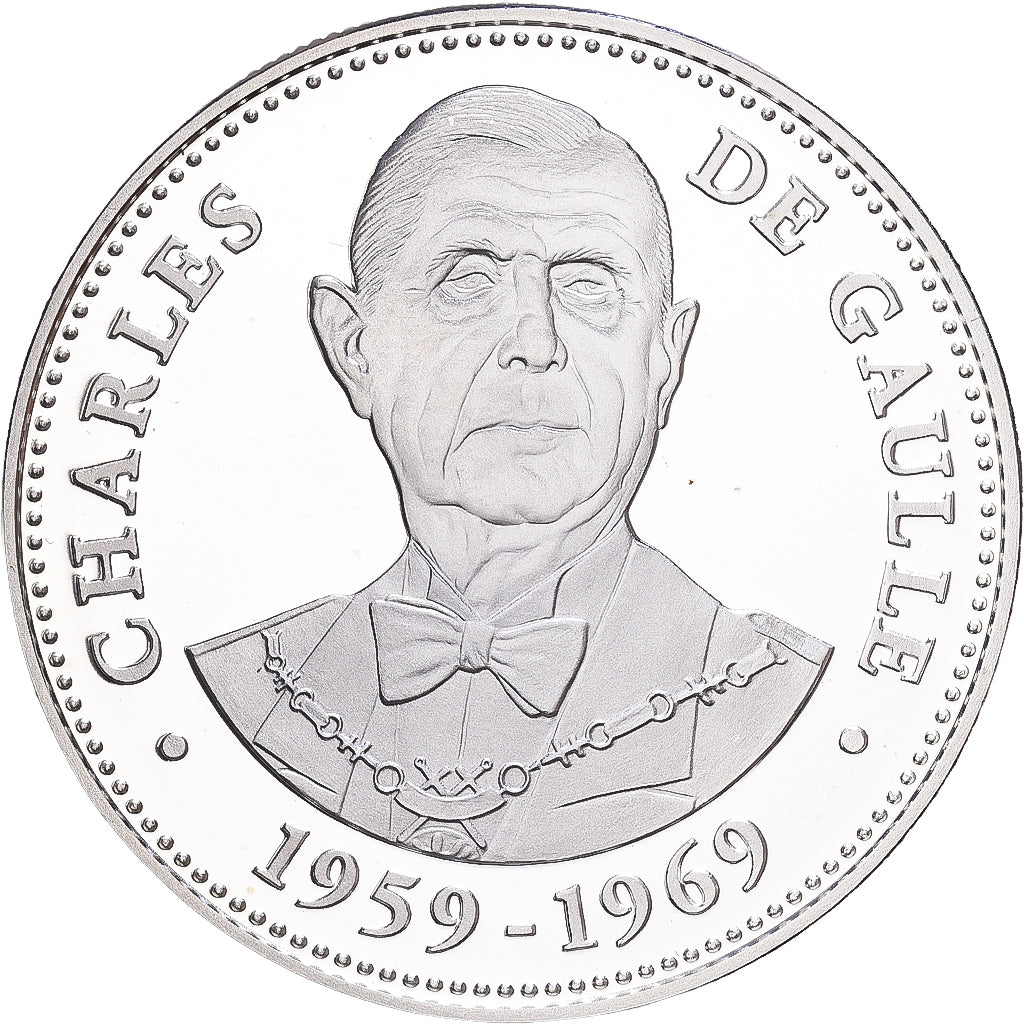 France, Medal, Les Présidents de la République, Charles De Gaulle, Silver