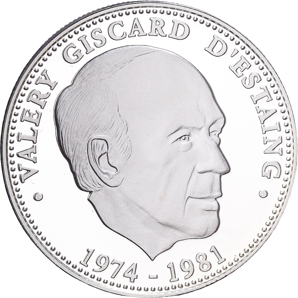 Frankreich, Medaille, Les Présidents de la République, Valery Giscard