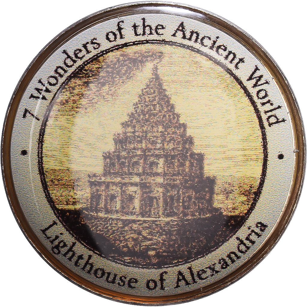 Grecia, zeton, Light House of Alexandria, 2000, Cobre - níquel, FDC