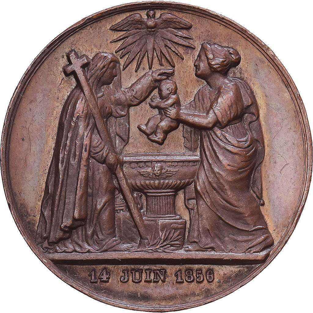 Frankrijk, Medaille, Naissance de Napoléon Eugène Louis, Prince Impérial