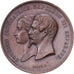 France, Medal, Eugénie et Napoléon III, Palais de l'Industrie, 1855, Copper