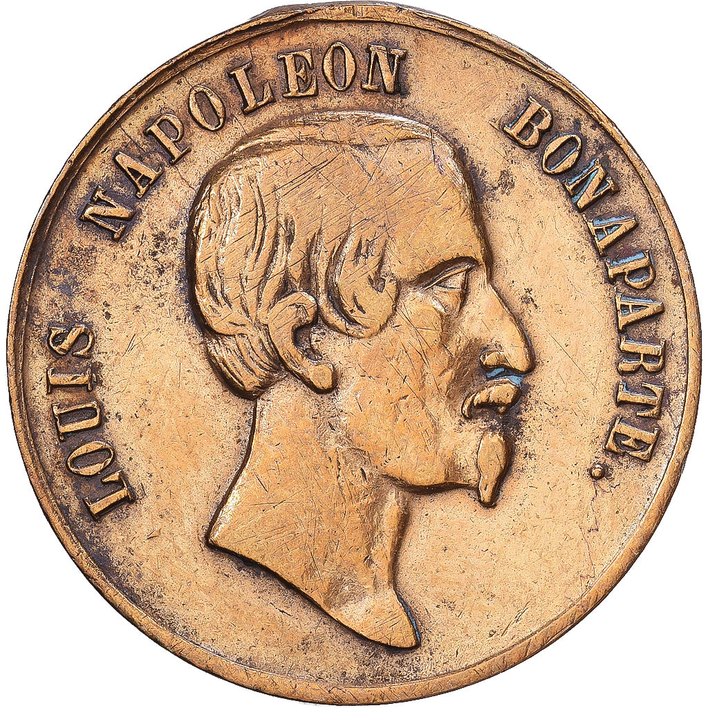 France, Médaille, Louis Napoléon Bonaparte Réélu au Suffrage Universel