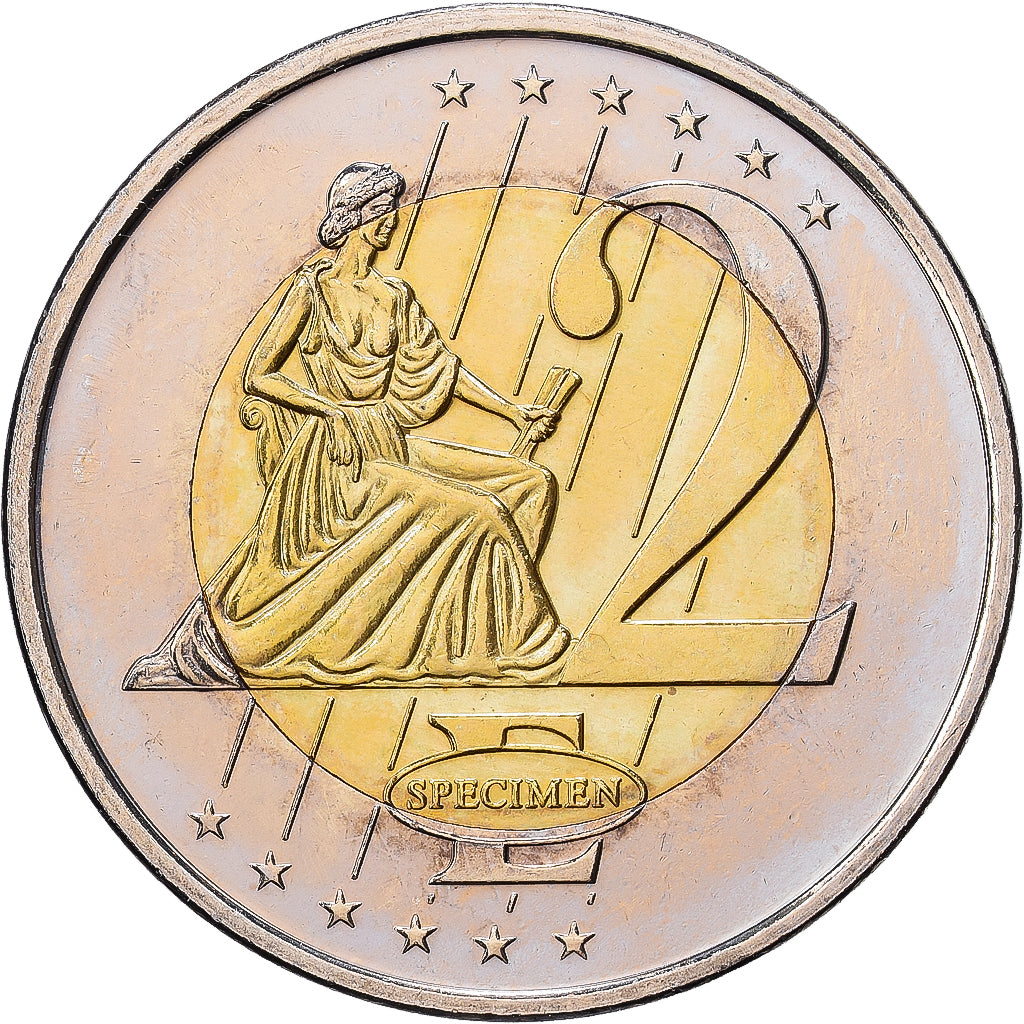 Danimarca, medaglia, 2 E, Essai-Trial, 2003, Bi-metallico, SPL
