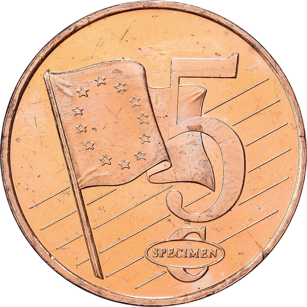 Denmark, Medal, 5 C, Essai-Trial, 2003, Copper, MS(63)