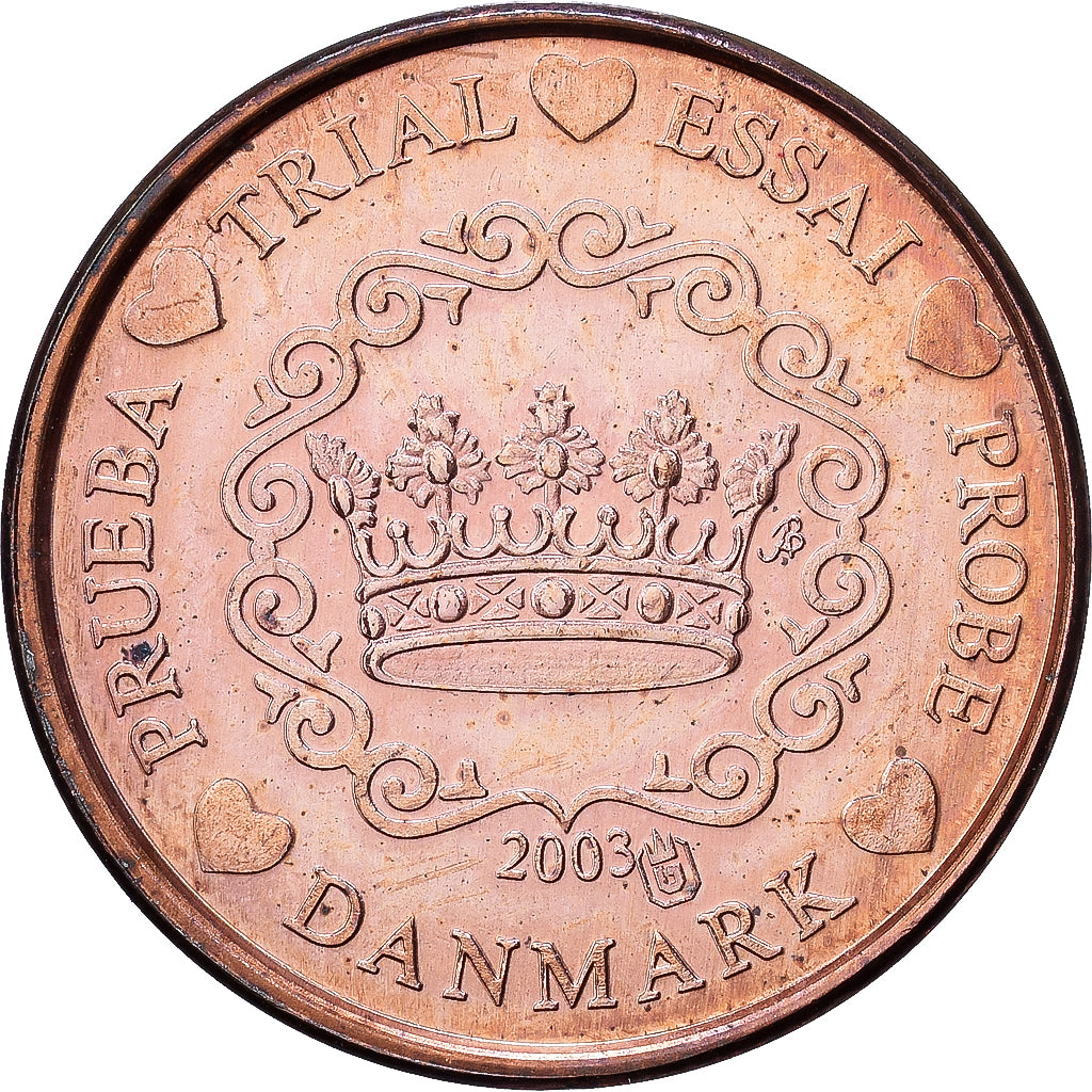 Denemarken, Medaille, 1 C, Essai Trial, 2003, Koper, PR