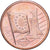 Dania, medal, 1 C, Essai Trial, 2003, Miedź, AU(55-58)