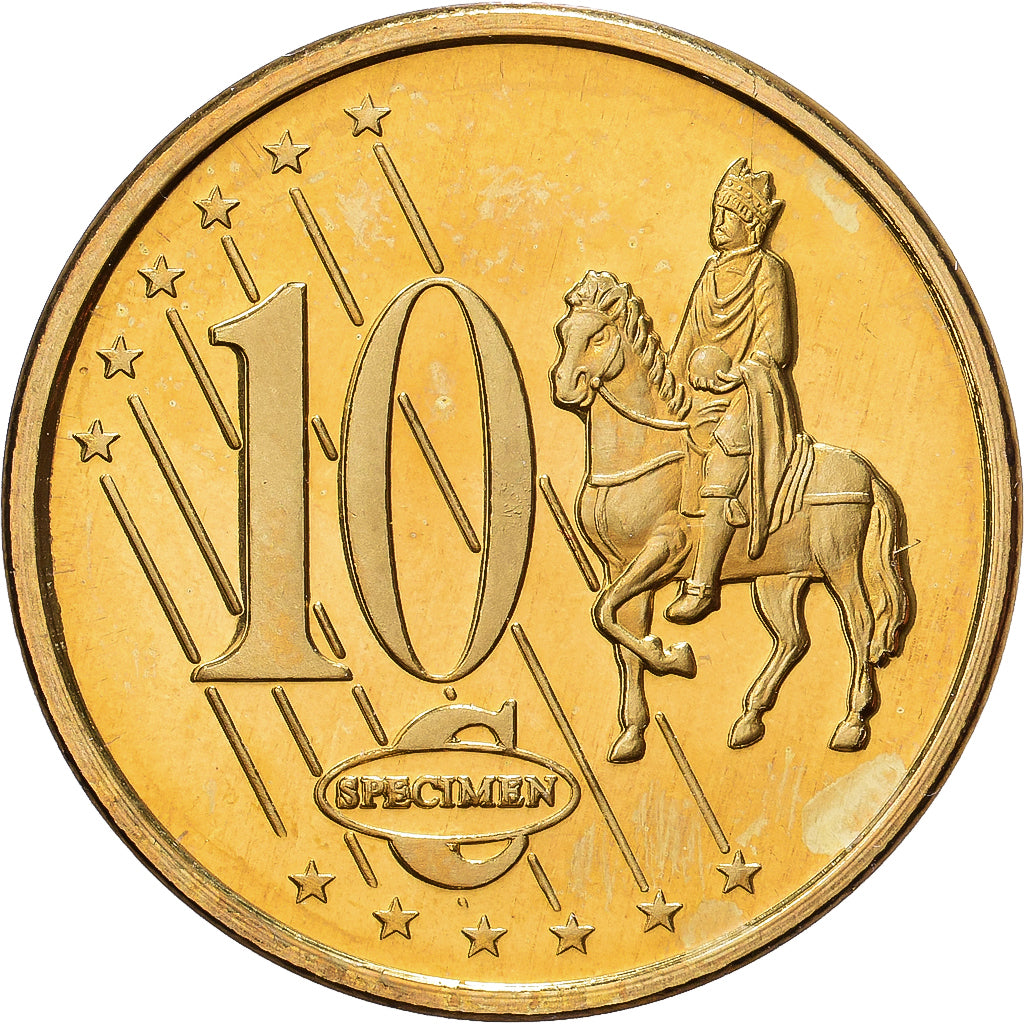 Great Britain, Medal, 10 C, Essai-Trial, 2003, Copper-Nickel Gilt, MS(63)