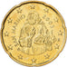 San Marino, 20 Euro Cent, BE, 2009, Rome, Brass, MS(65-70), KM:483