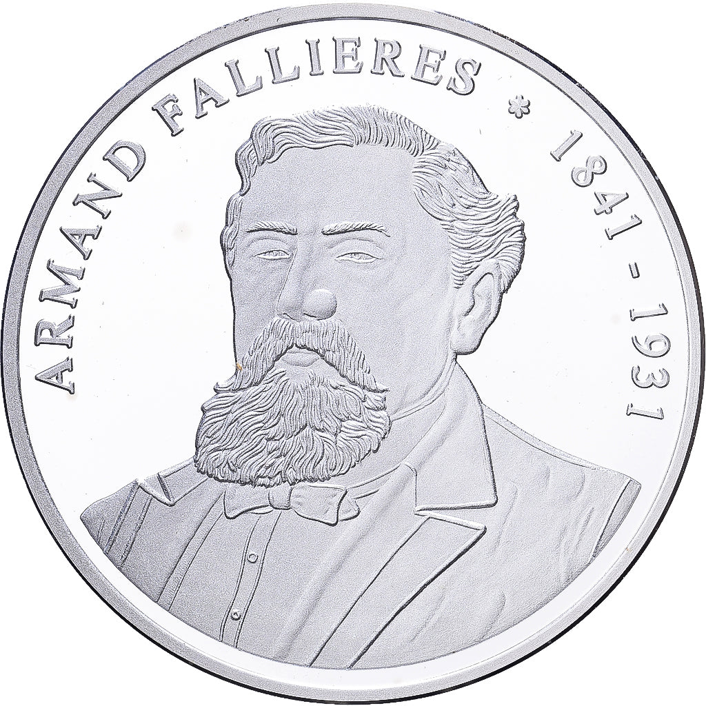 France, Medal, Les Présidents de la République, Armand Fallières, Silver