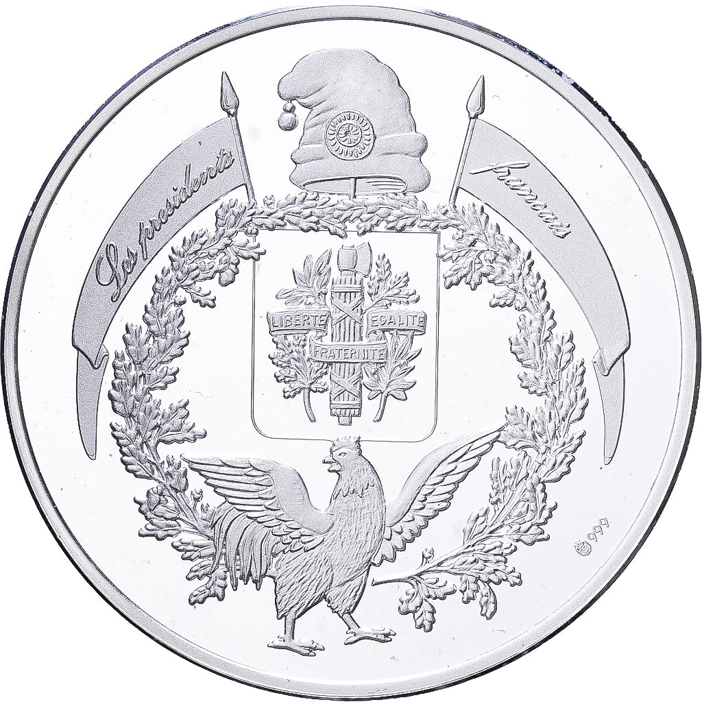 France, Medal, Les Présidents de la République, Armand Fallières, Silver
