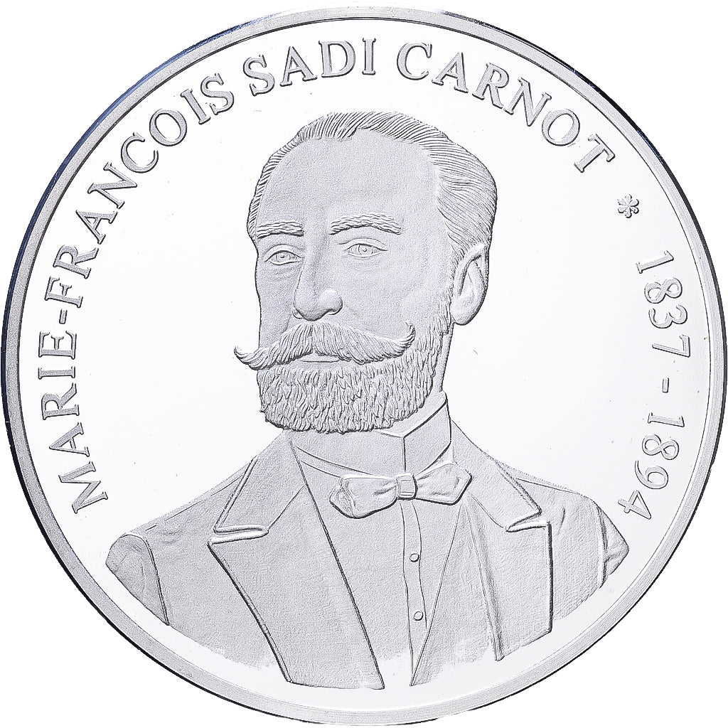 França, medalha, Les Présidents de la République, Sadi Carnot, Prata, MS(64)