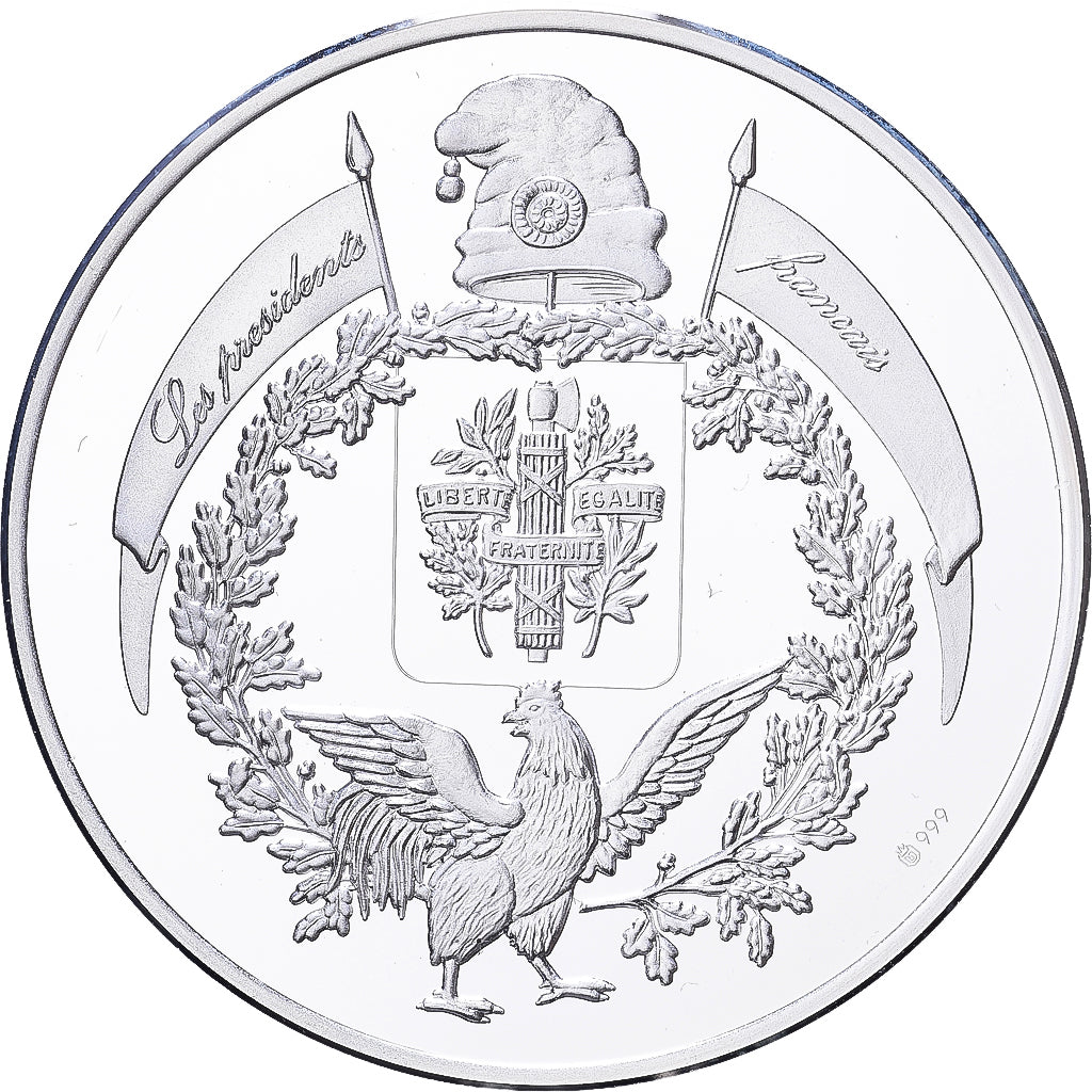 Francia, medalla, Les Présidents de la République, Sadi Carnot, Plata, SC+