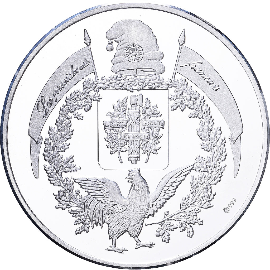 France, Medal, Les Présidents de la République, Émile Loubet, Silver, MS(64)