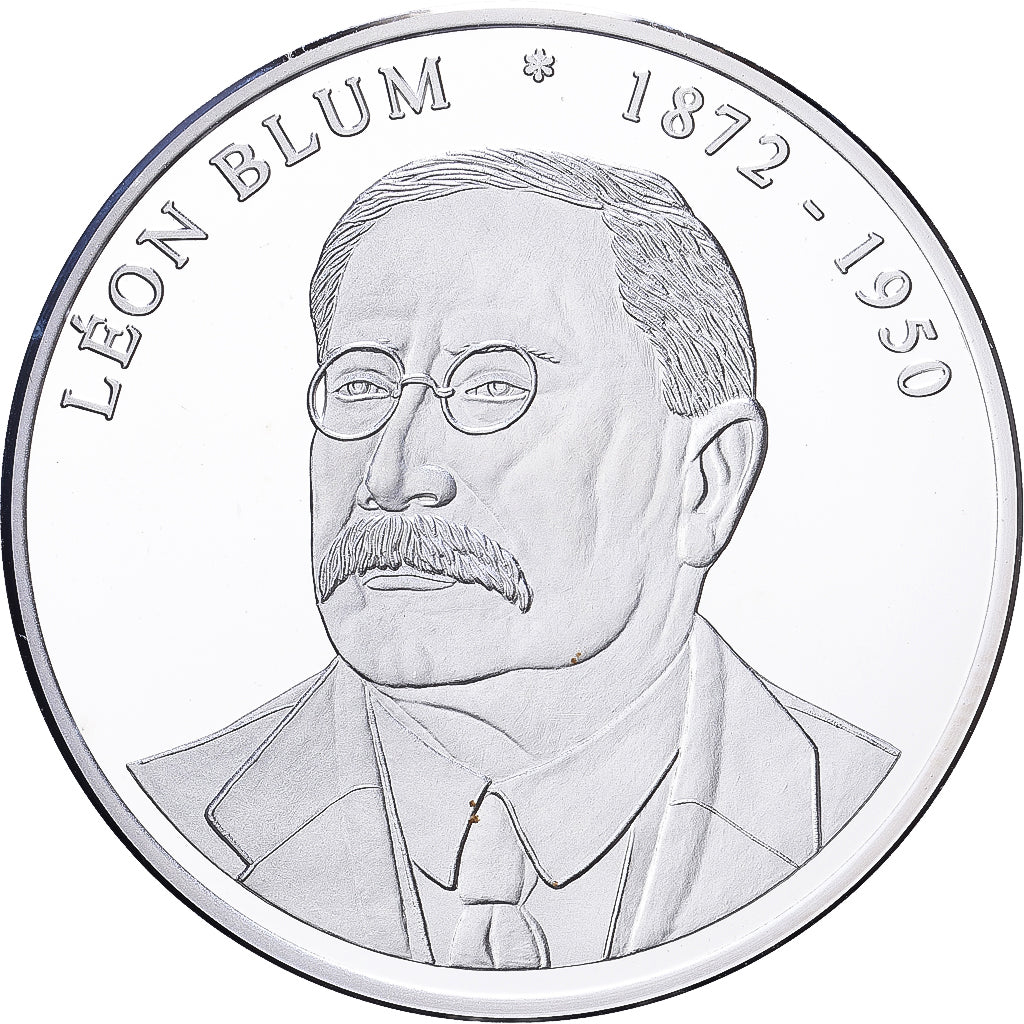 France, Medal, Les Présidents de la République, Léon Blum, Silver, MS(64)