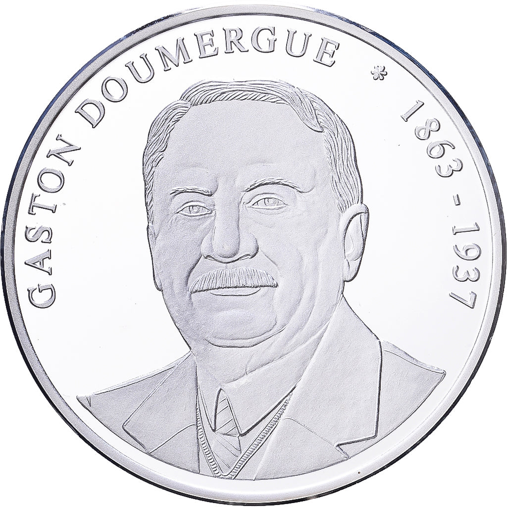 França, medalha, Les Présidents de la République, Gaston Doumergue, Prata