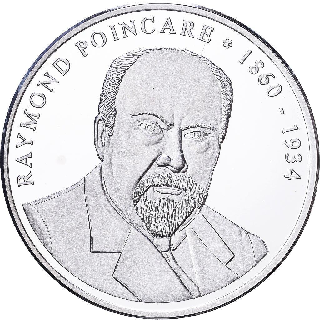 Francia, medalla, Les Présidents de la République, Raymond Poincaré, Plata