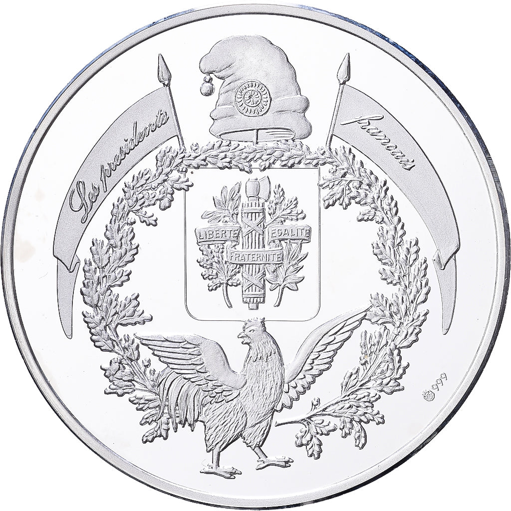 Francia, medalla, Les Présidents de la République, Paul Deschanel, Plata, SC+